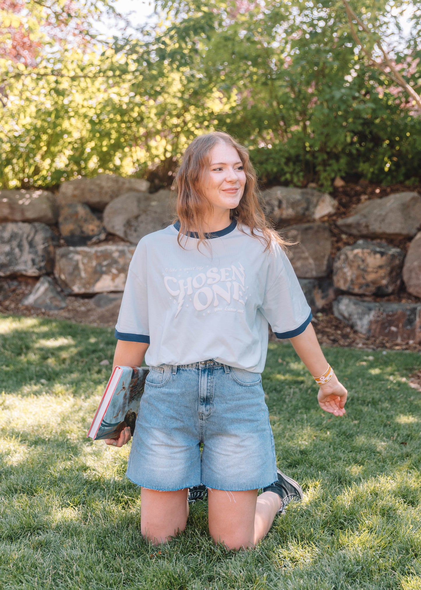 chosen one puff print tee