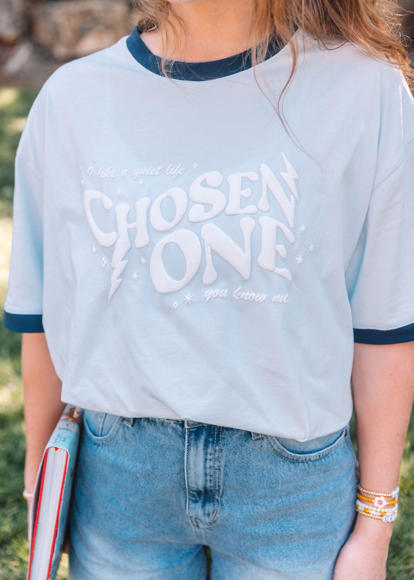 chosen one puff print tee