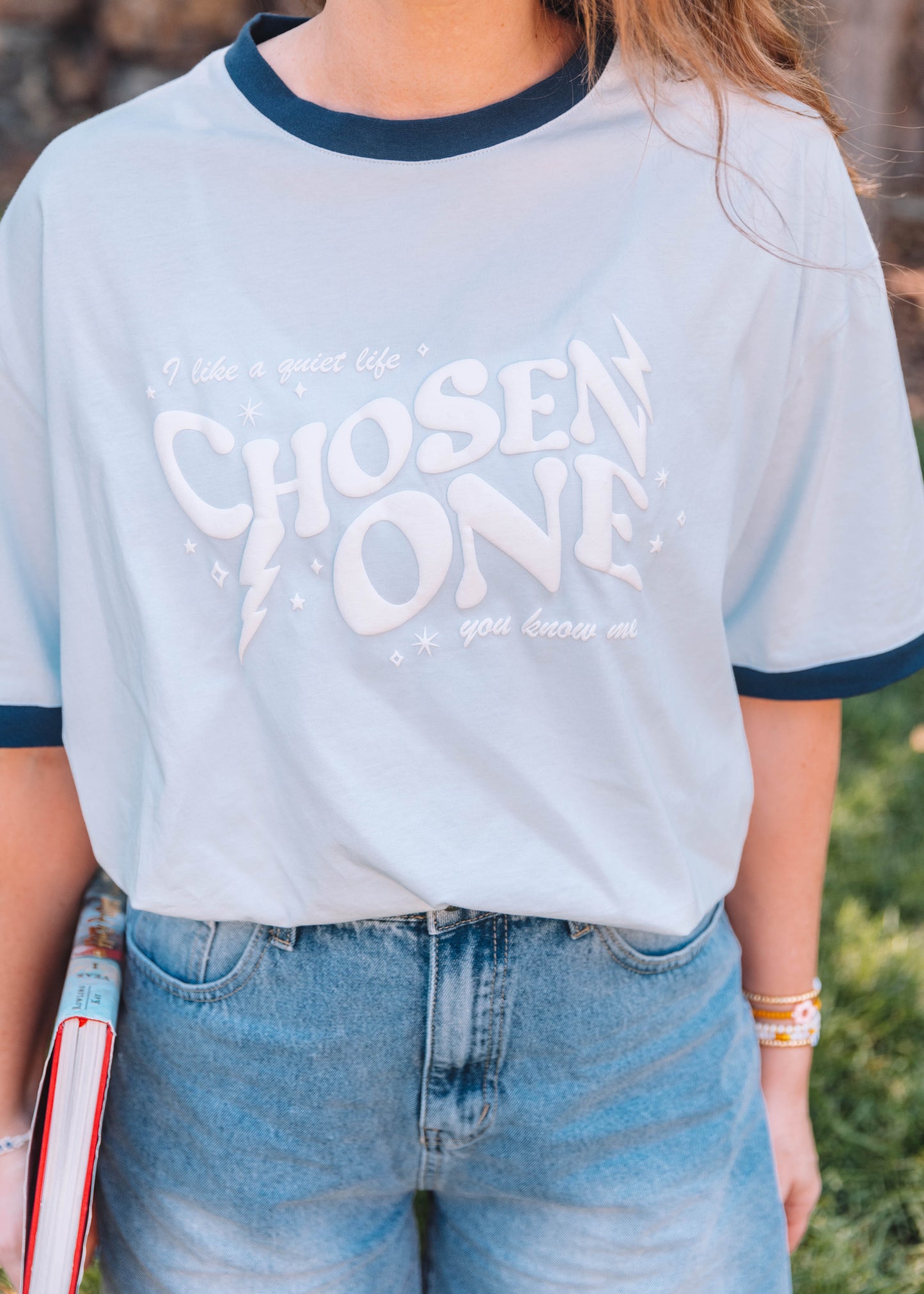 chosen one puff print tee