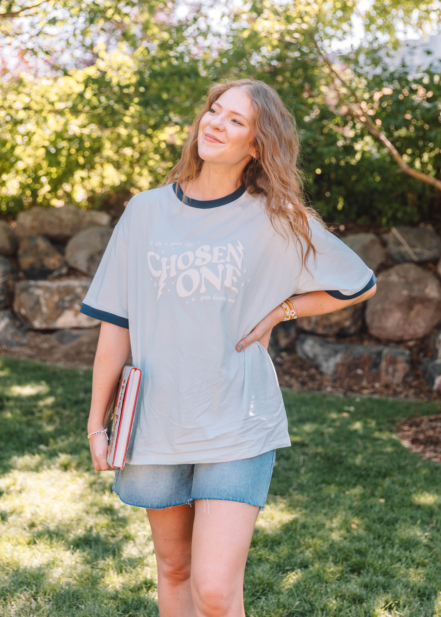 chosen one puff print tee