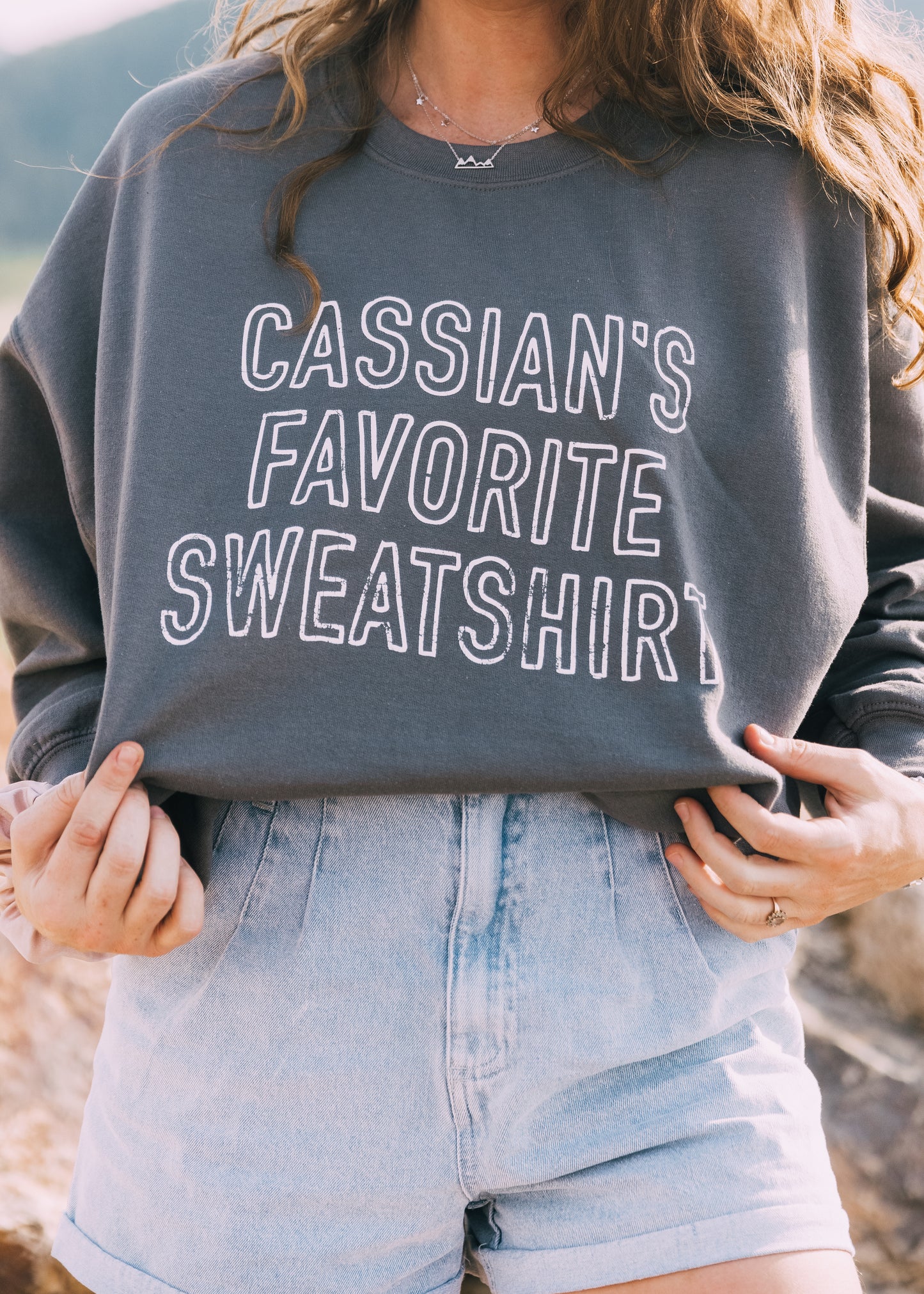 cassian's favorite sweatshirt