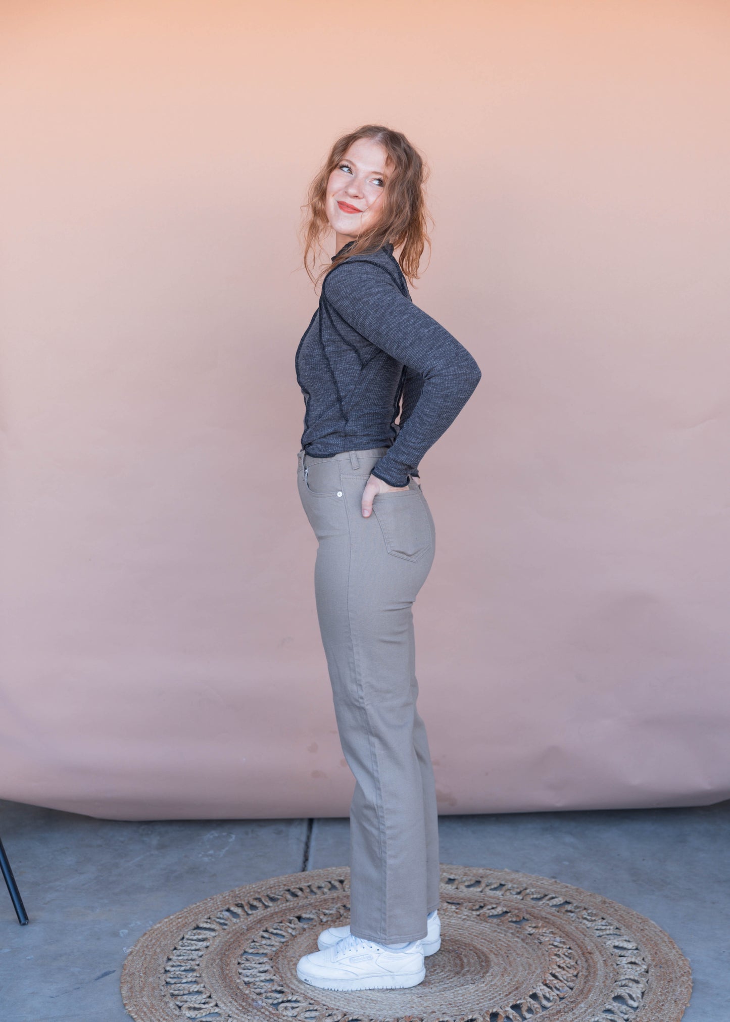 keep driving pants in latte