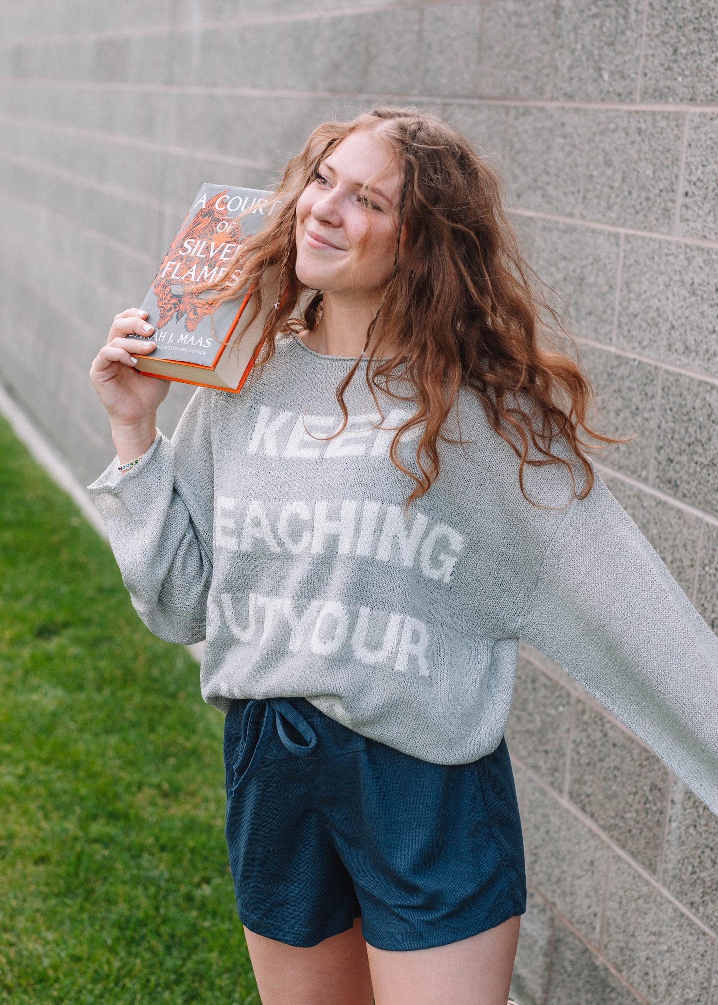keep reaching out your hand sweater