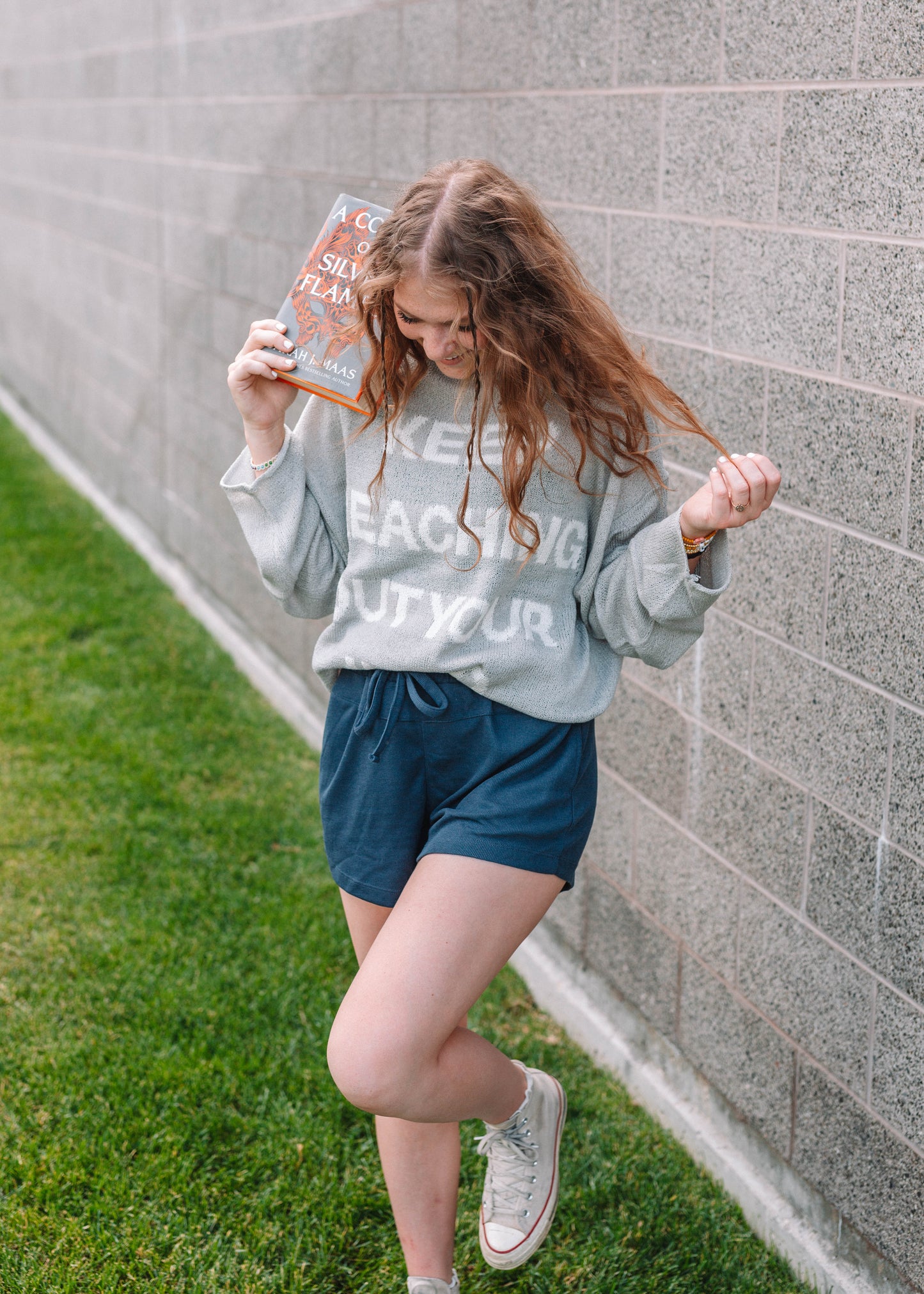 keep reaching out your hand sweater