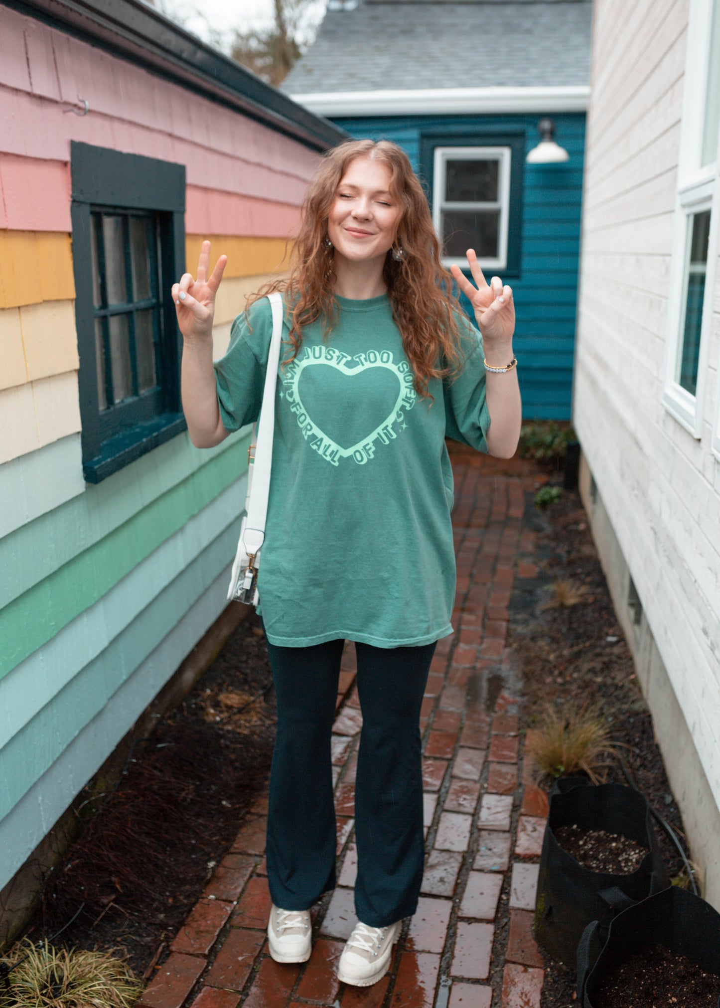 too soft tee in green