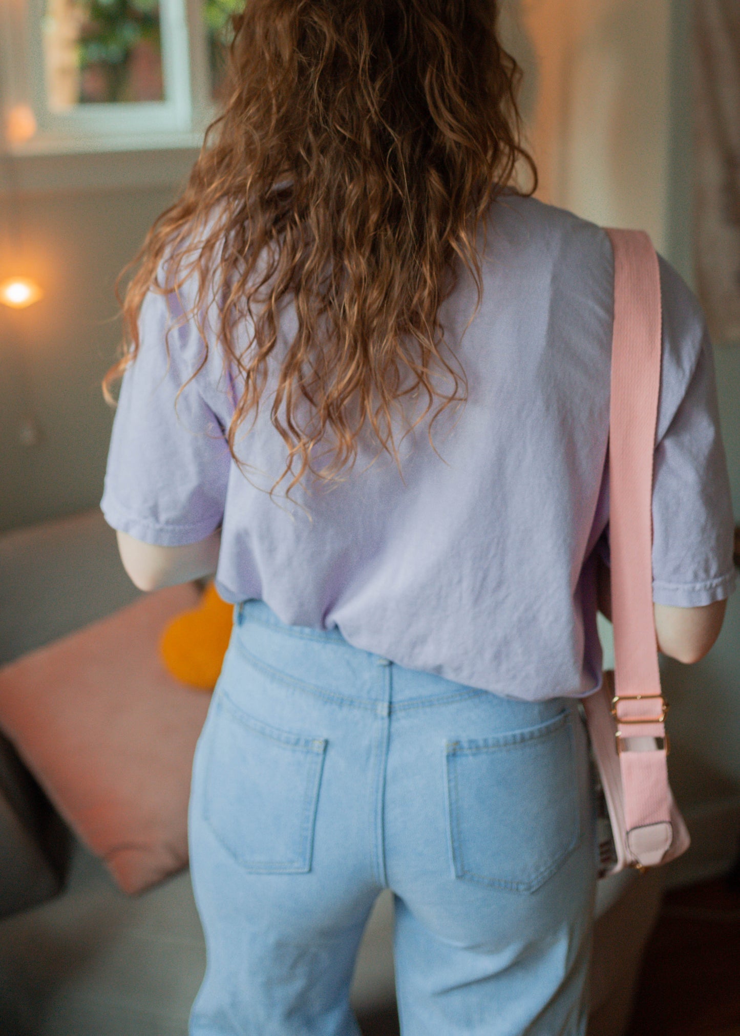 too soft tee in lilac