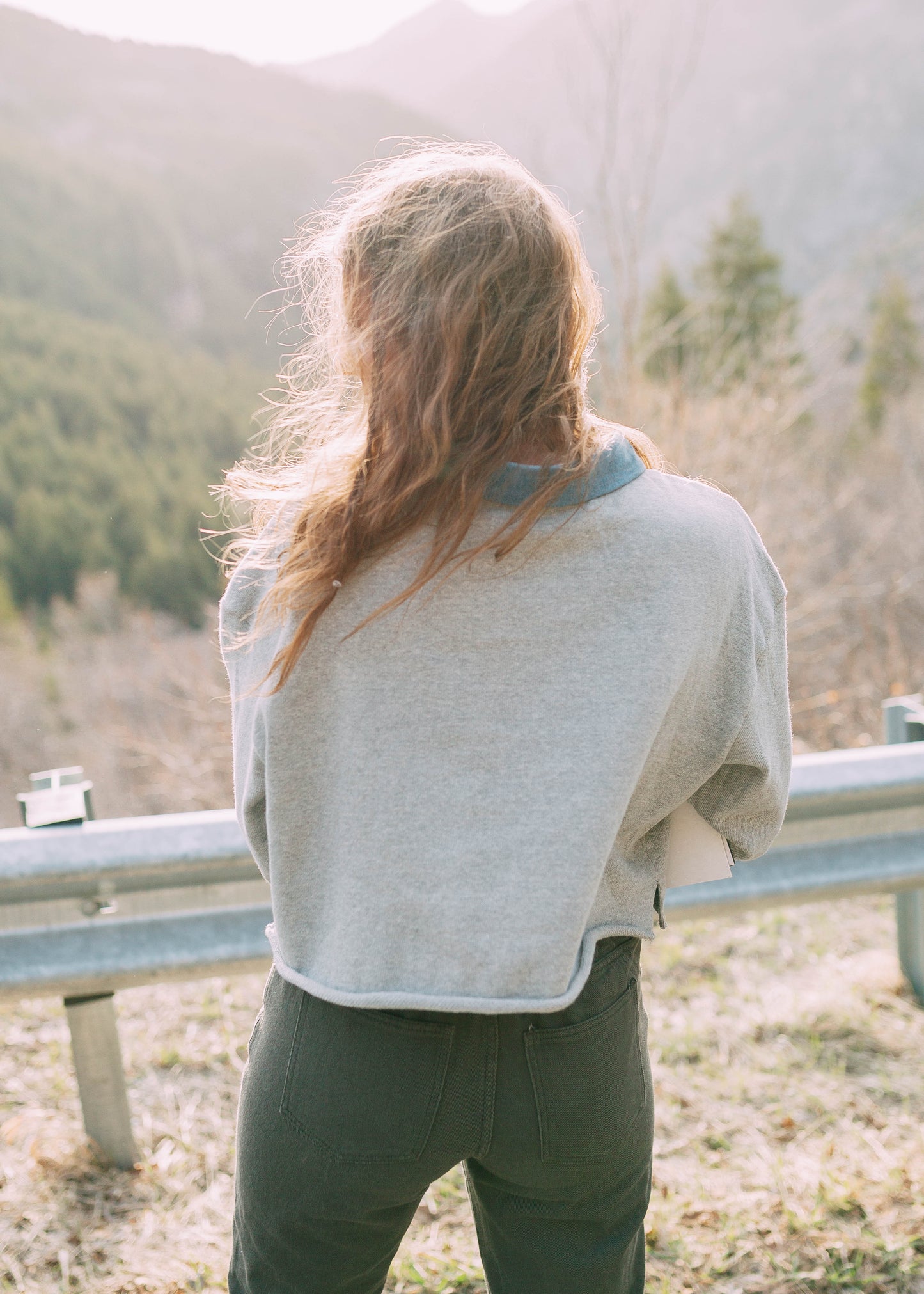 lupin's study group top in gray