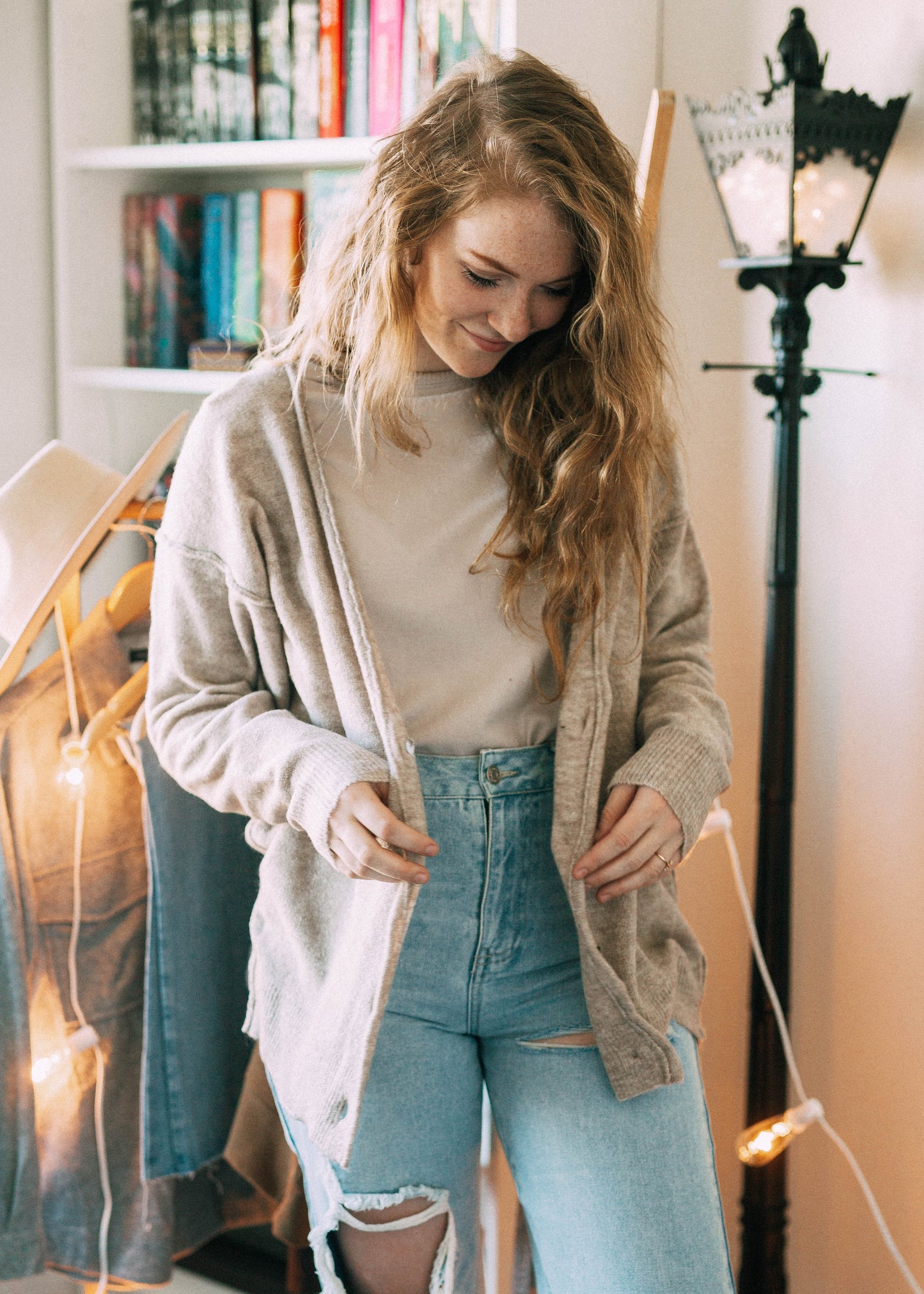 tea with tumnus sweater