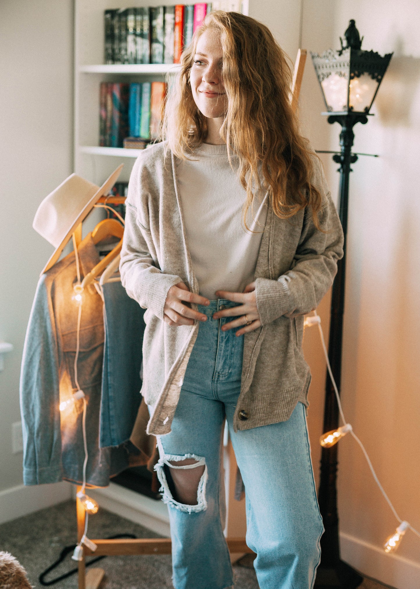 tea with tumnus sweater