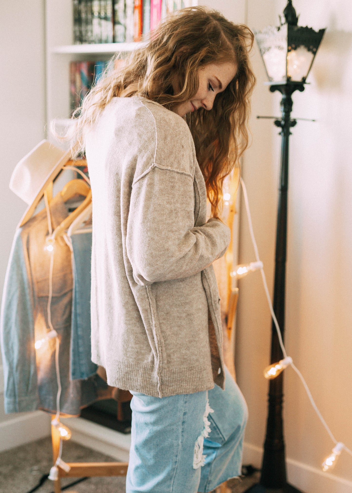 tea with tumnus sweater
