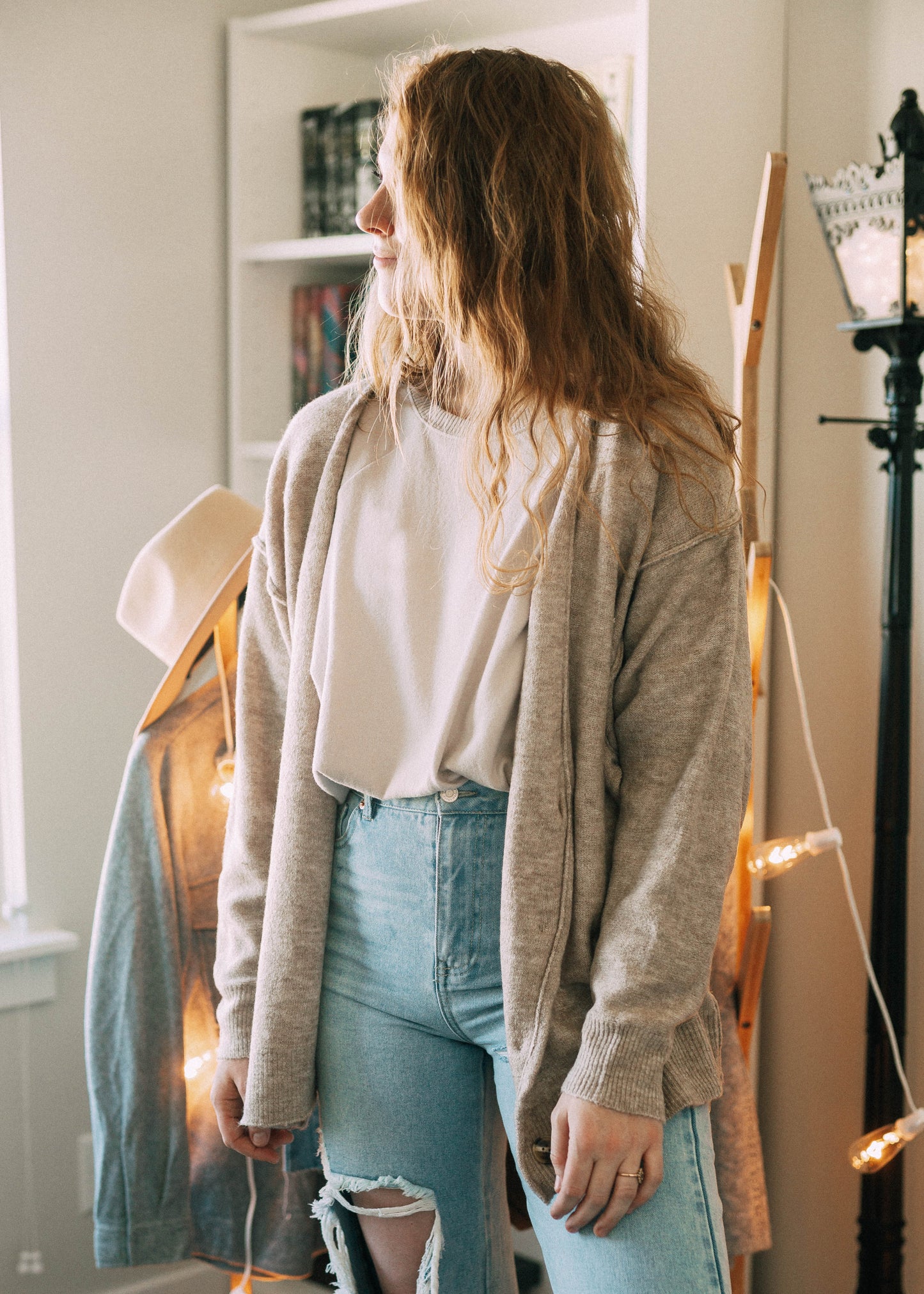 tea with tumnus sweater
