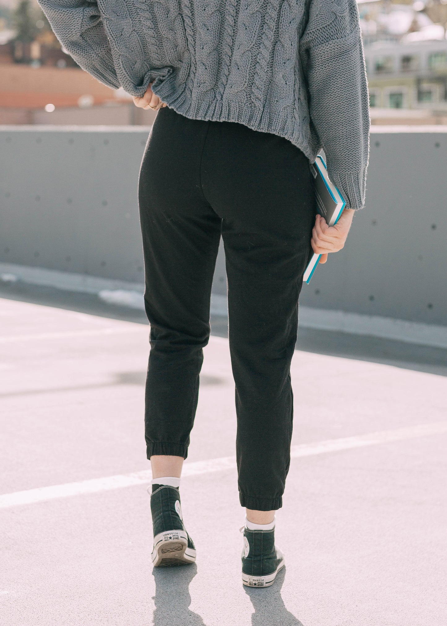 starlight streetwear pants in black