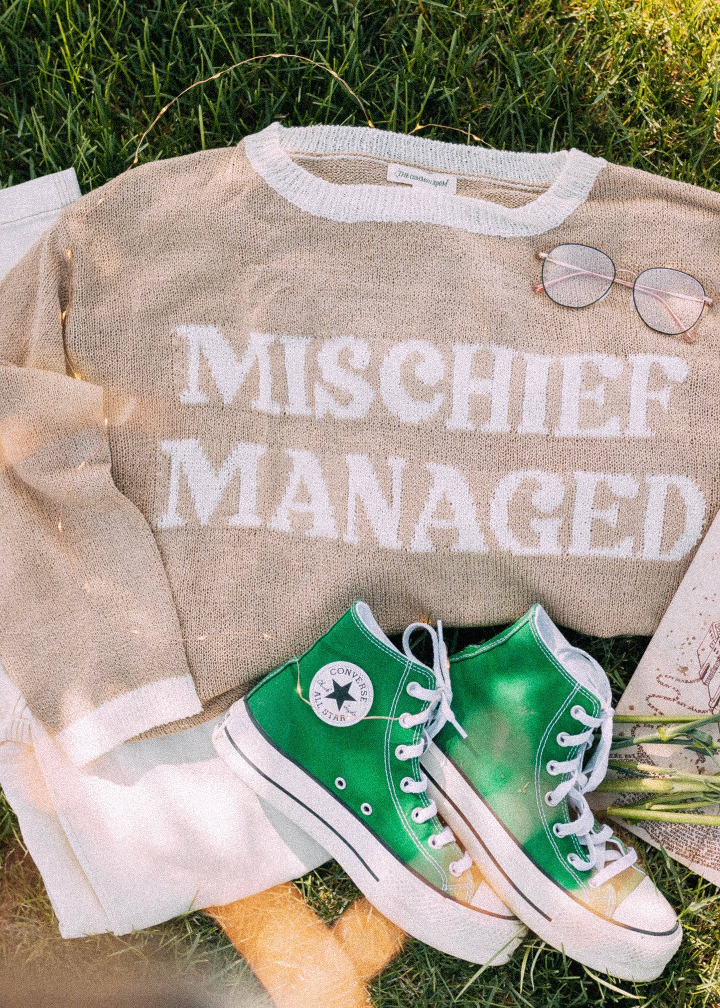 mischief managed sweater