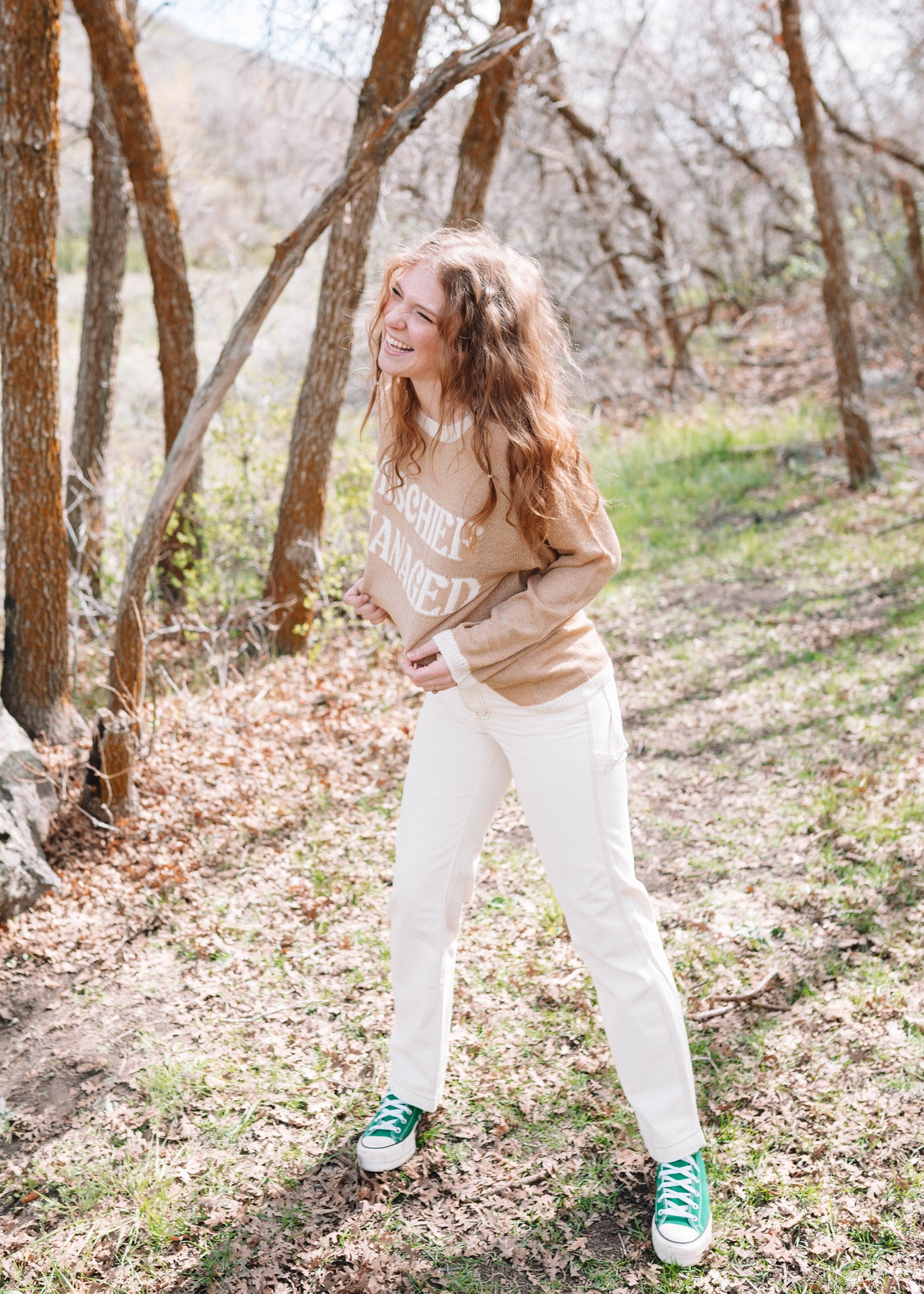 until the end cargo pants in ivory