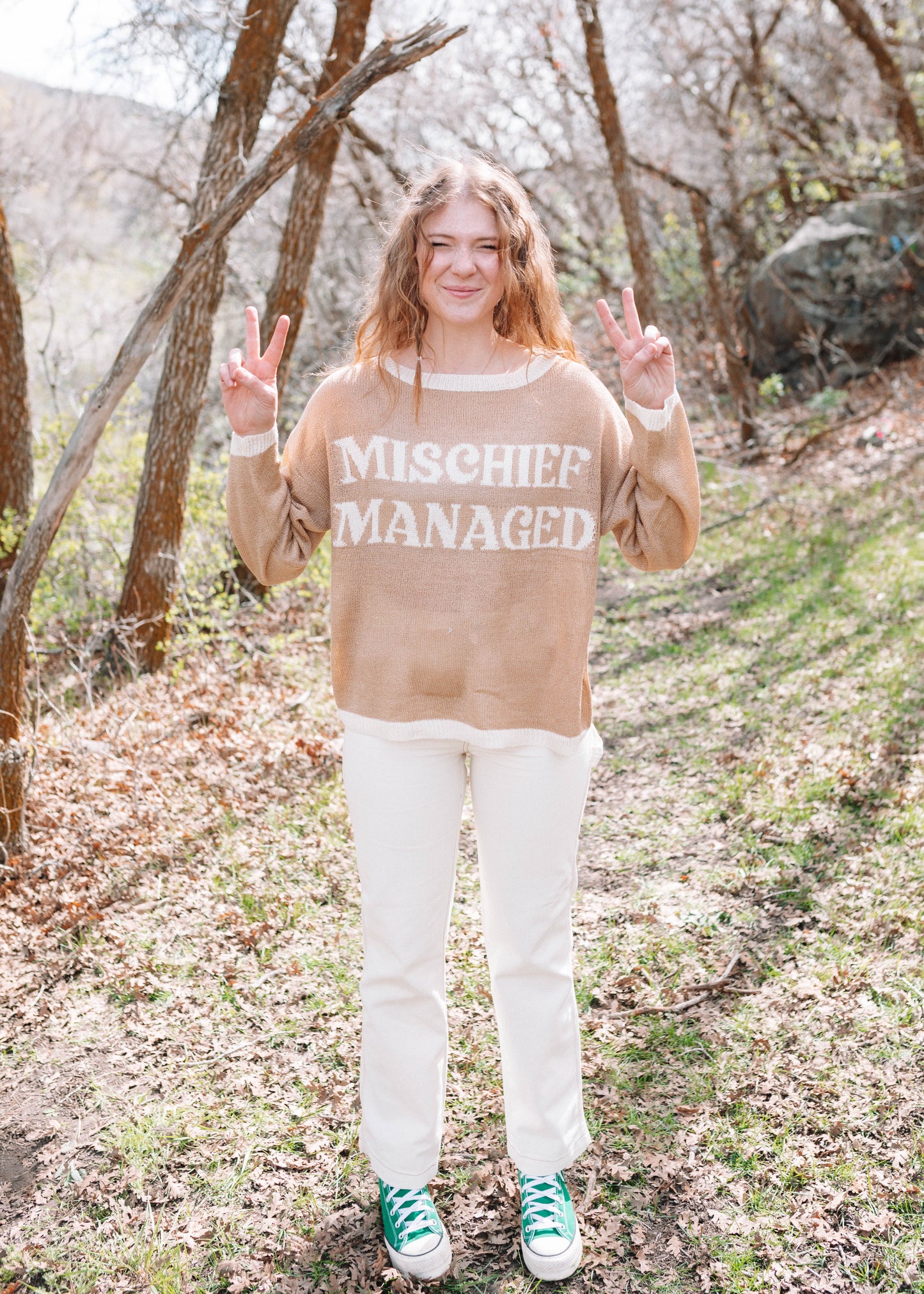 mischief managed sweater