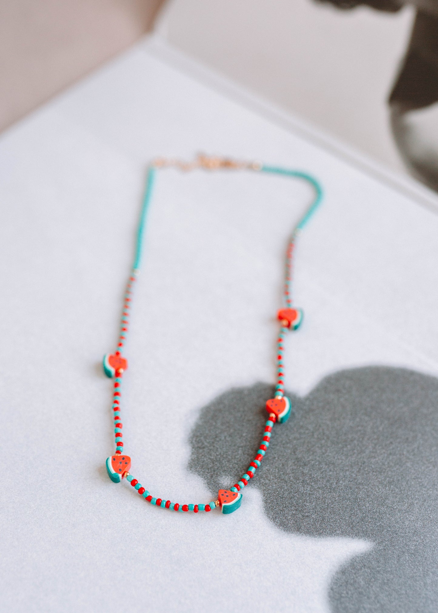 fruity beaded necklaces