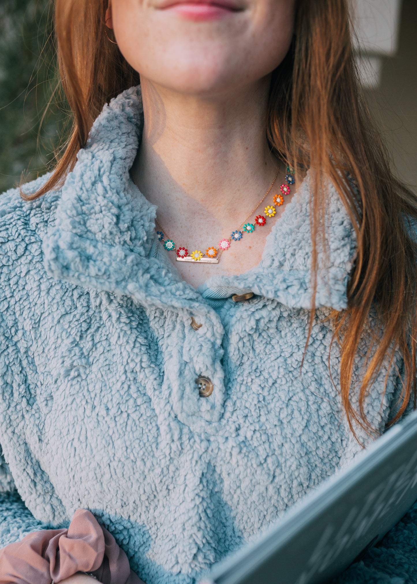 pickwick society sherpa in blue (amy)