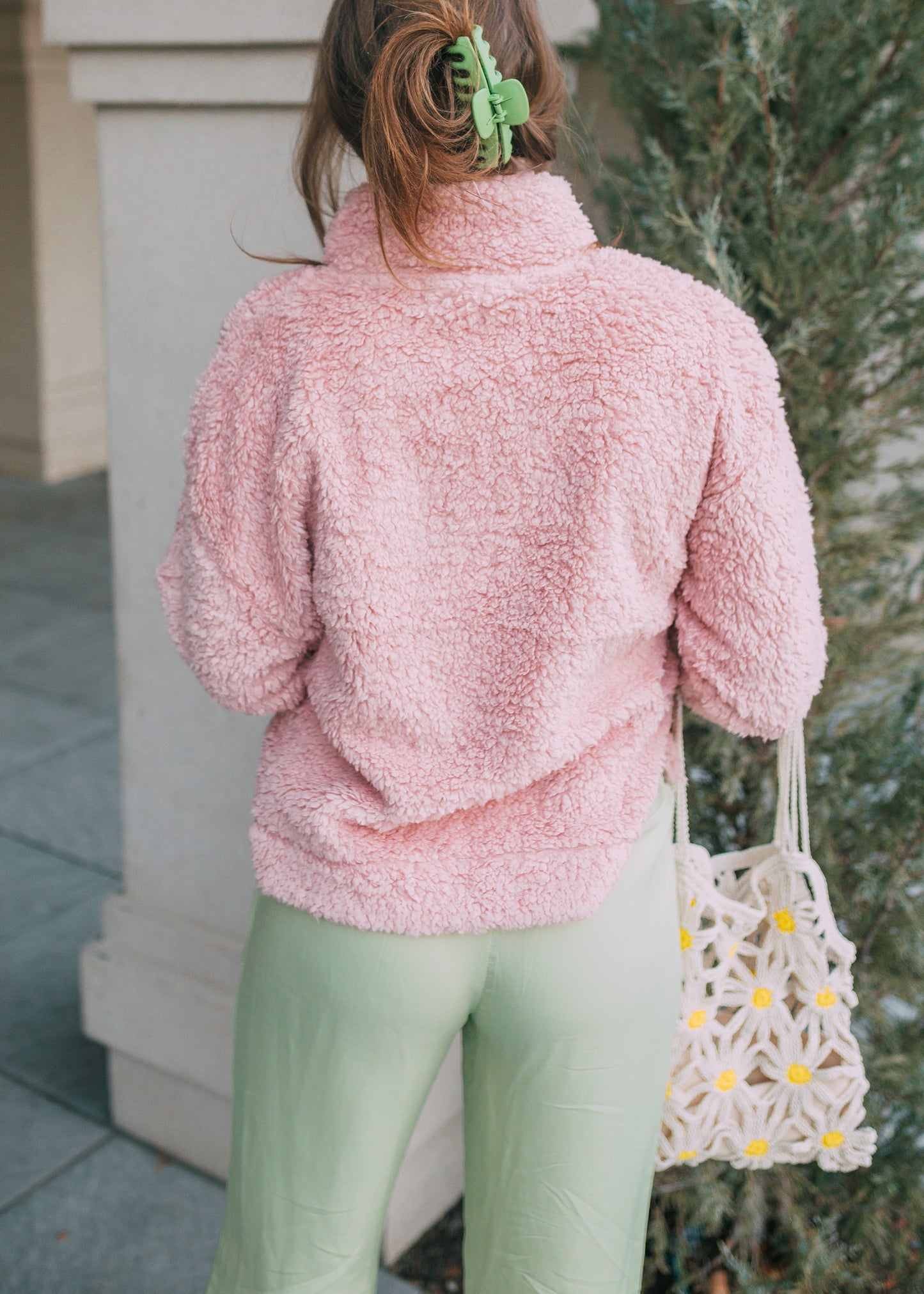 pickwick society sherpa in blush (beth)