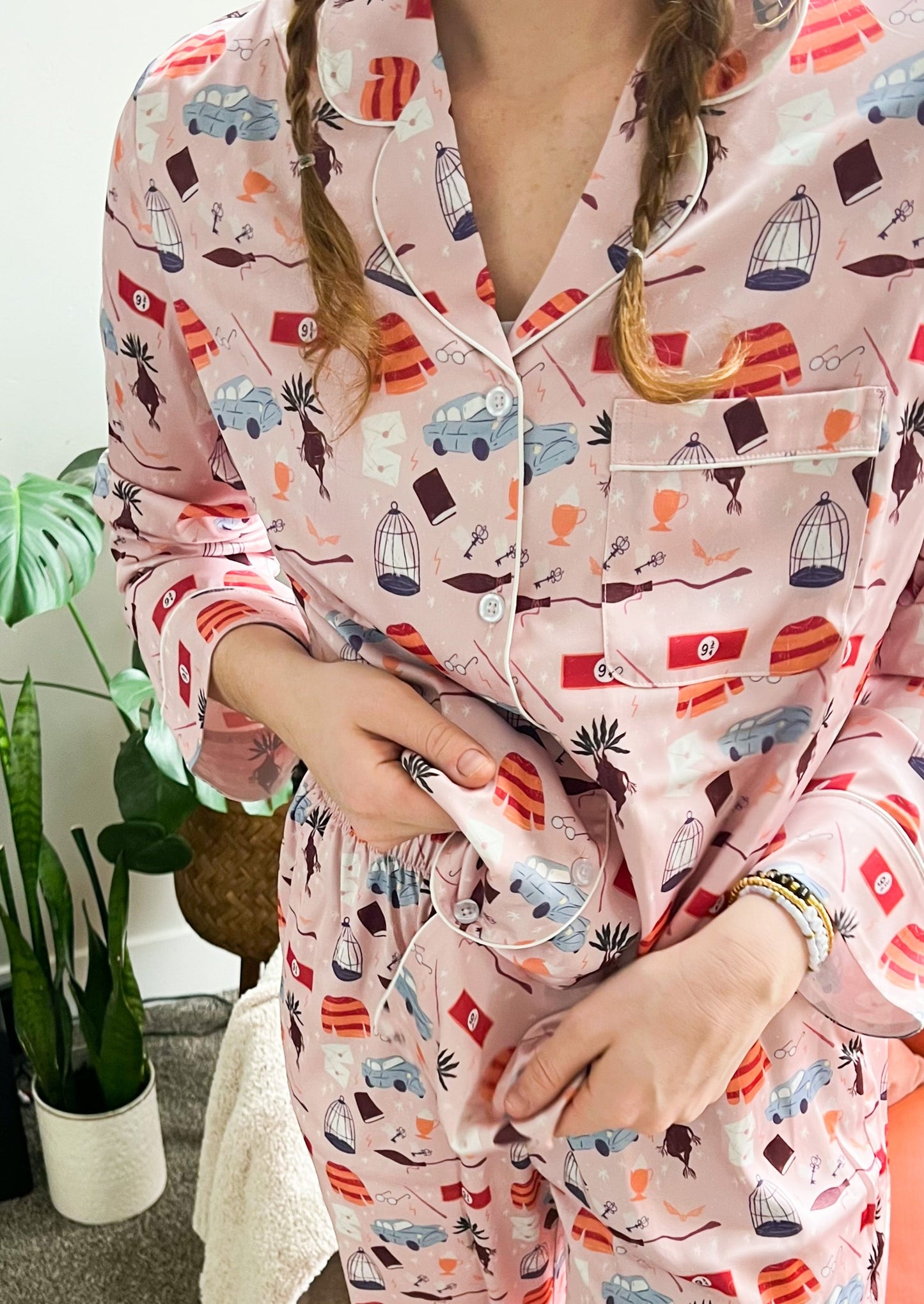 golden trio pajama set
