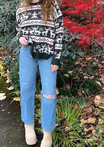 christmas tree farm sweater