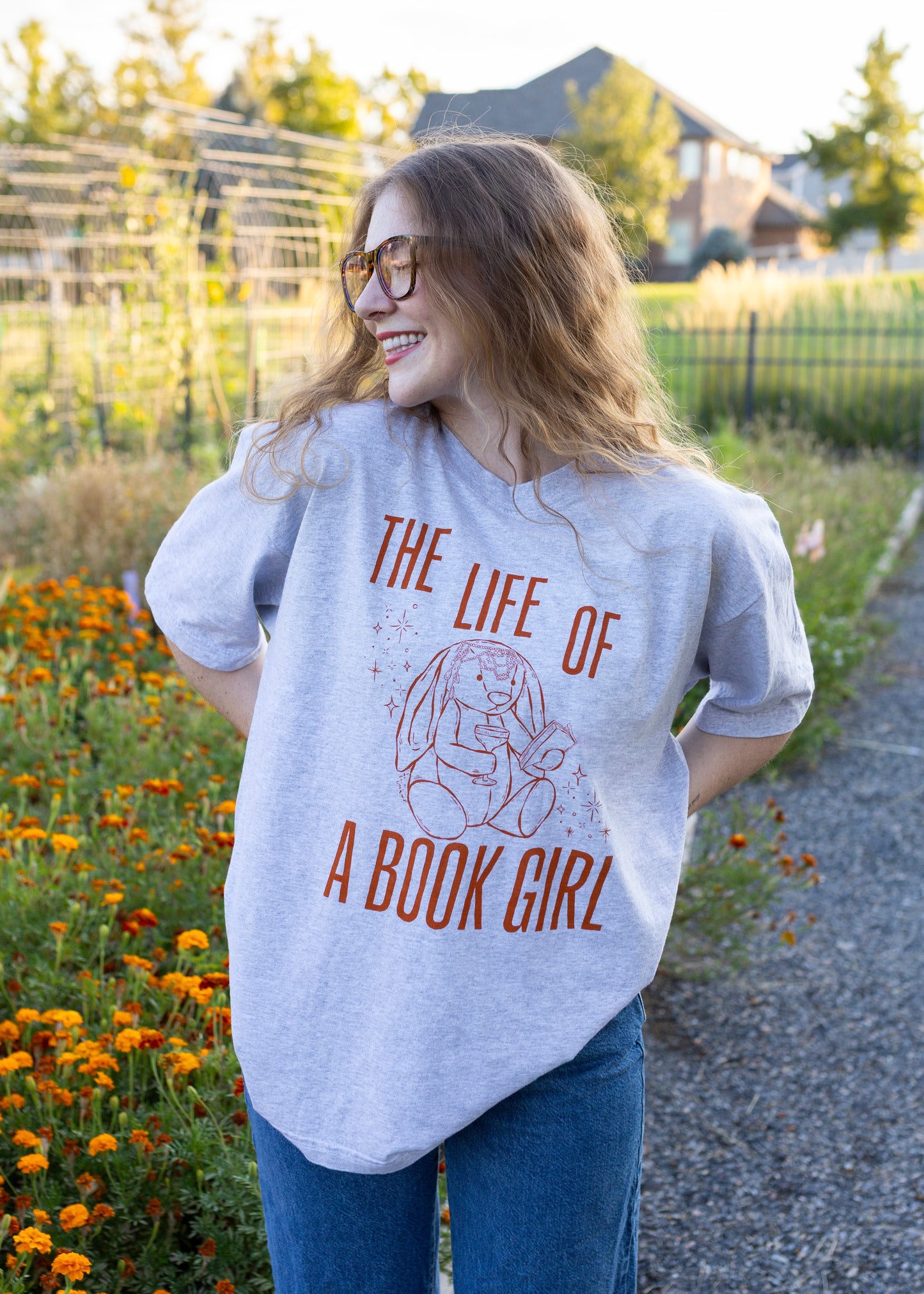 the life of a book girl in ash grey