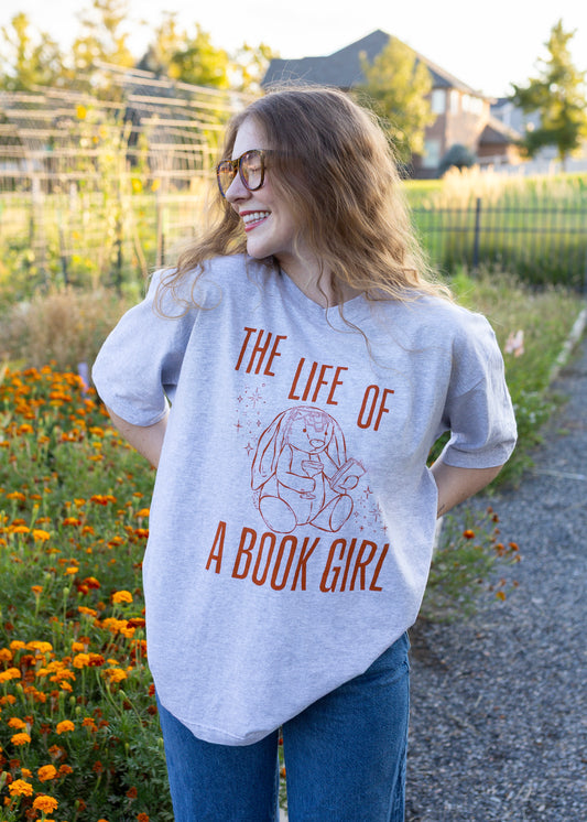 the life of a book girl in ash grey