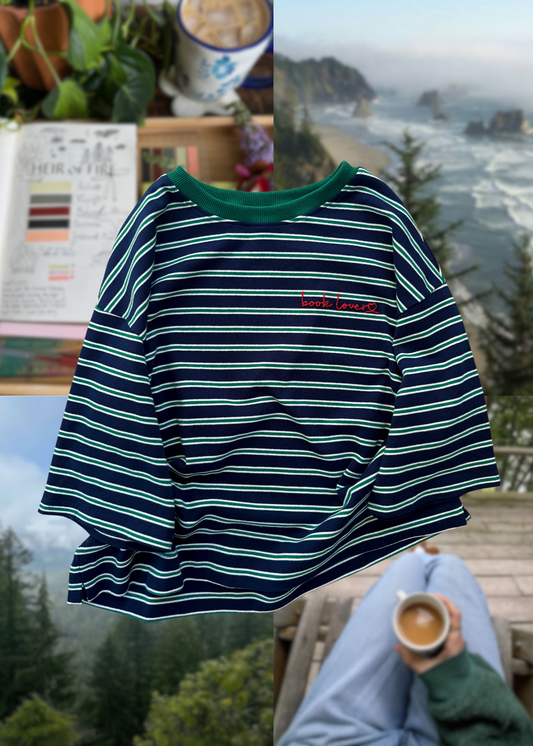 book lover boxy tee