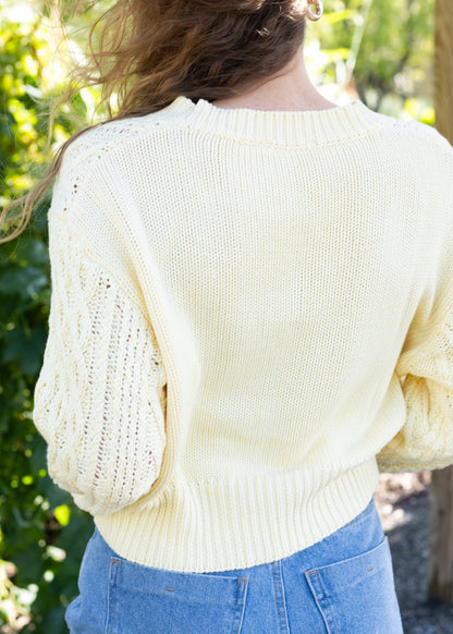 lemon drop sweater