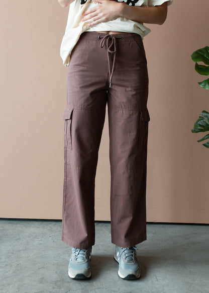 parchment and ink pants in cocoa