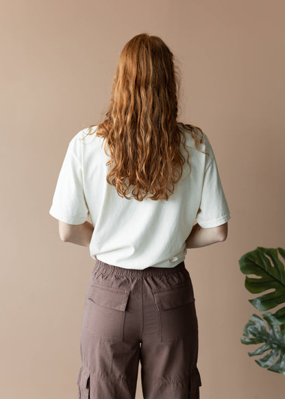 parchment and ink pants in cocoa