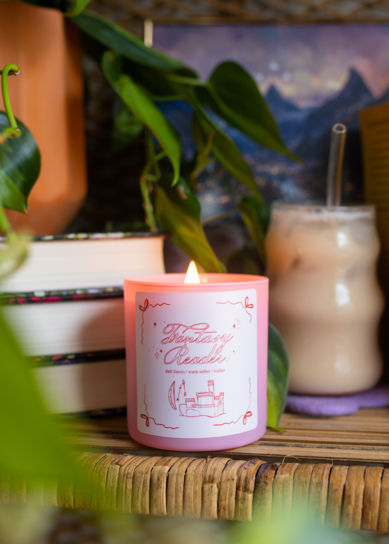 fantasy reader candle
