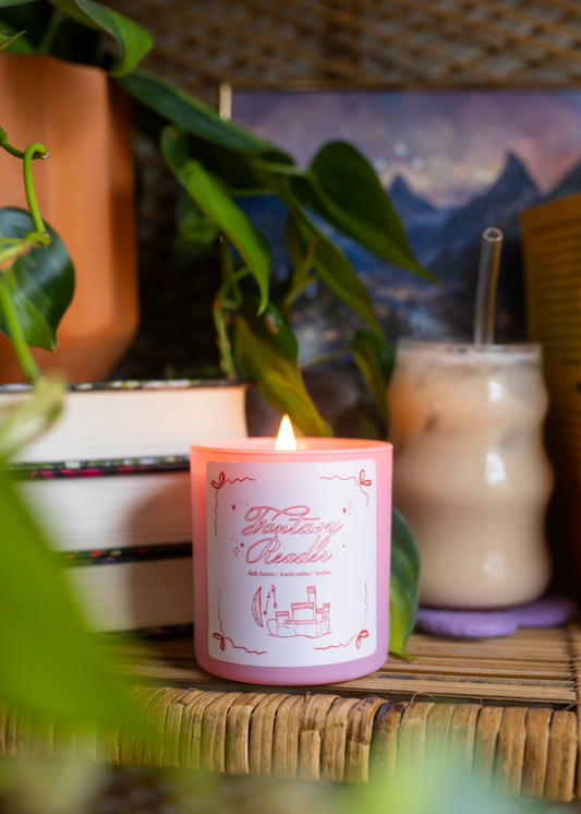 fantasy reader candle