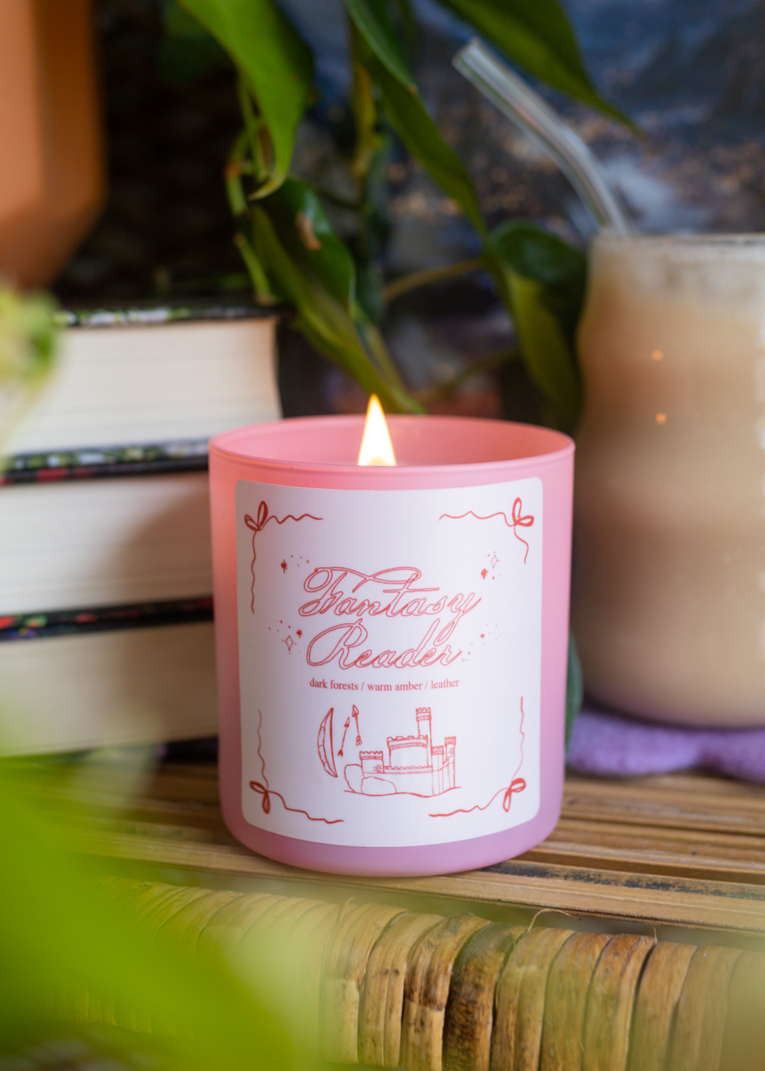 fantasy reader candle