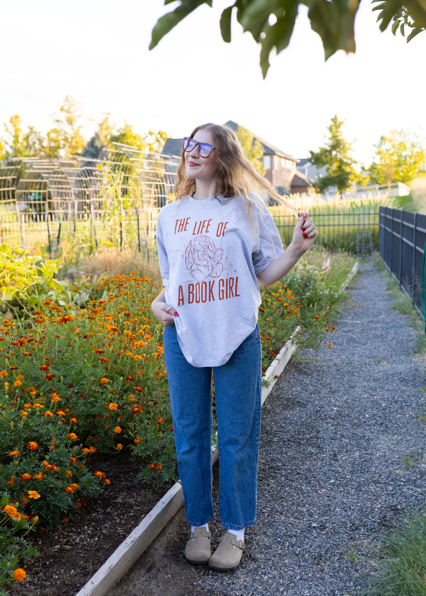 the life of a book girl in ash grey