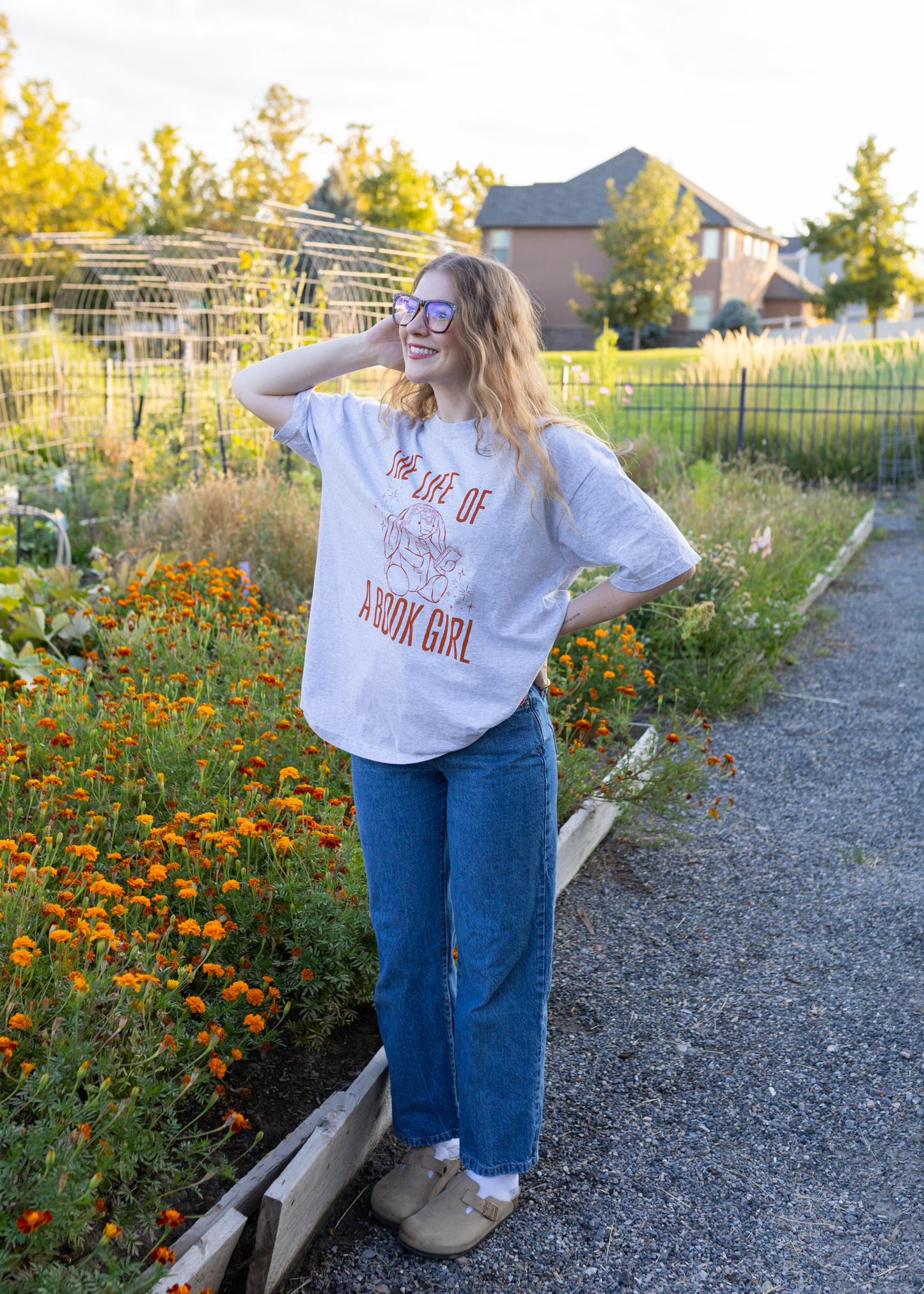 the life of a book girl in ash grey