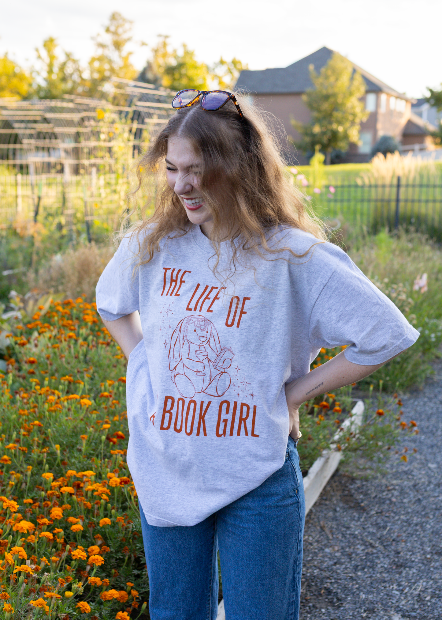 the life of a book girl in ash grey