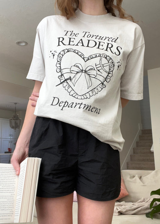tortured reader's department tee
