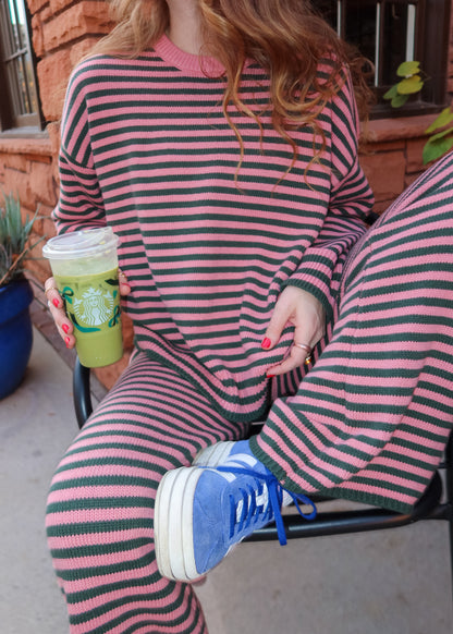 wicked striped lounge set