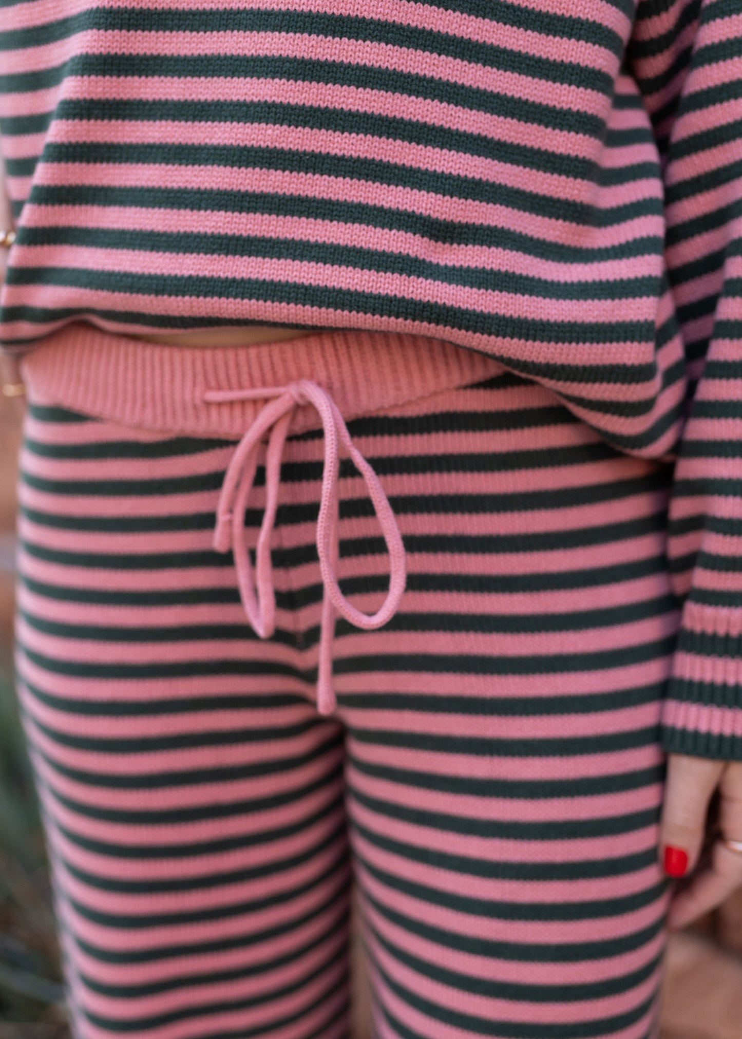 wicked striped lounge set