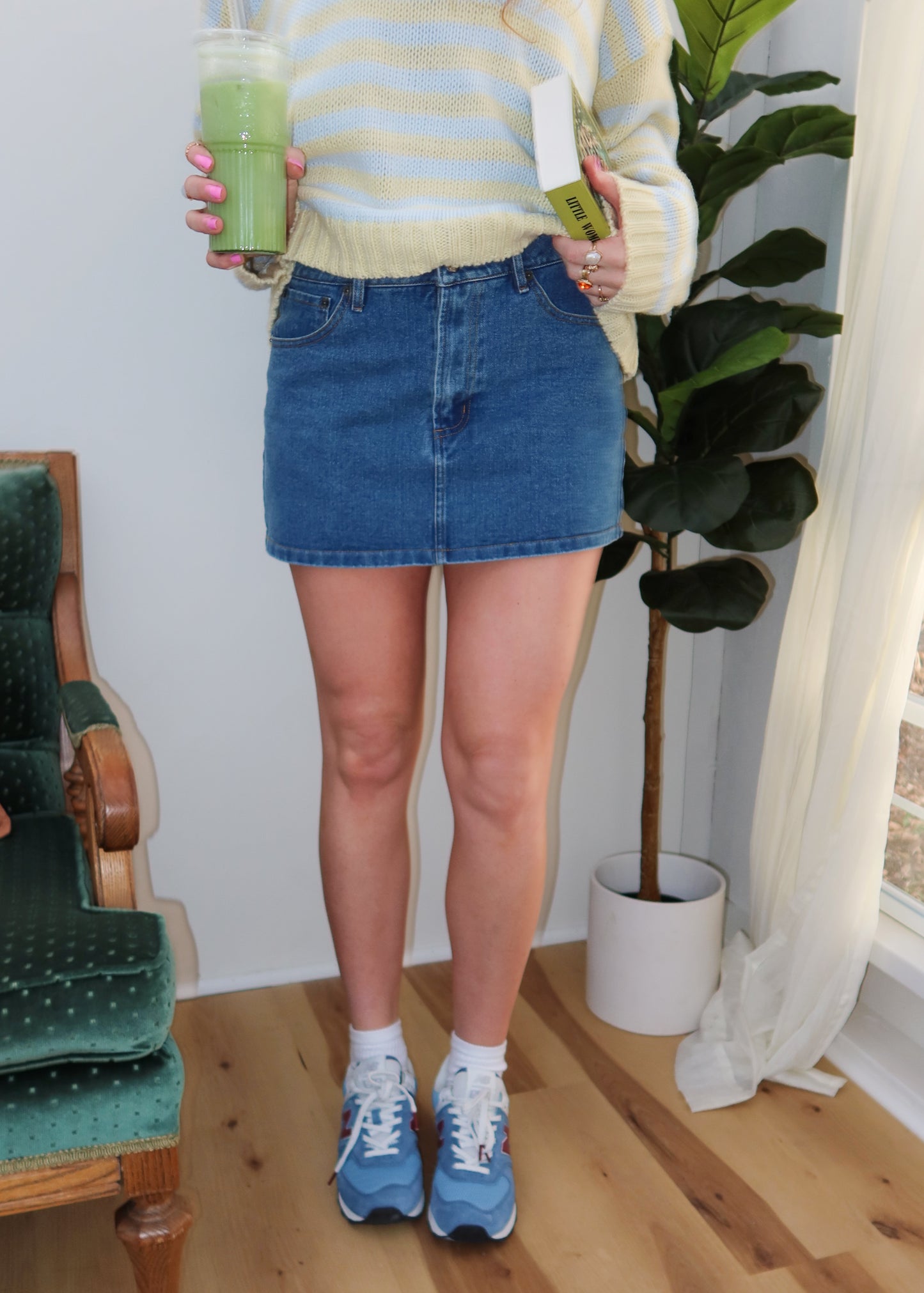 free now denim skirt