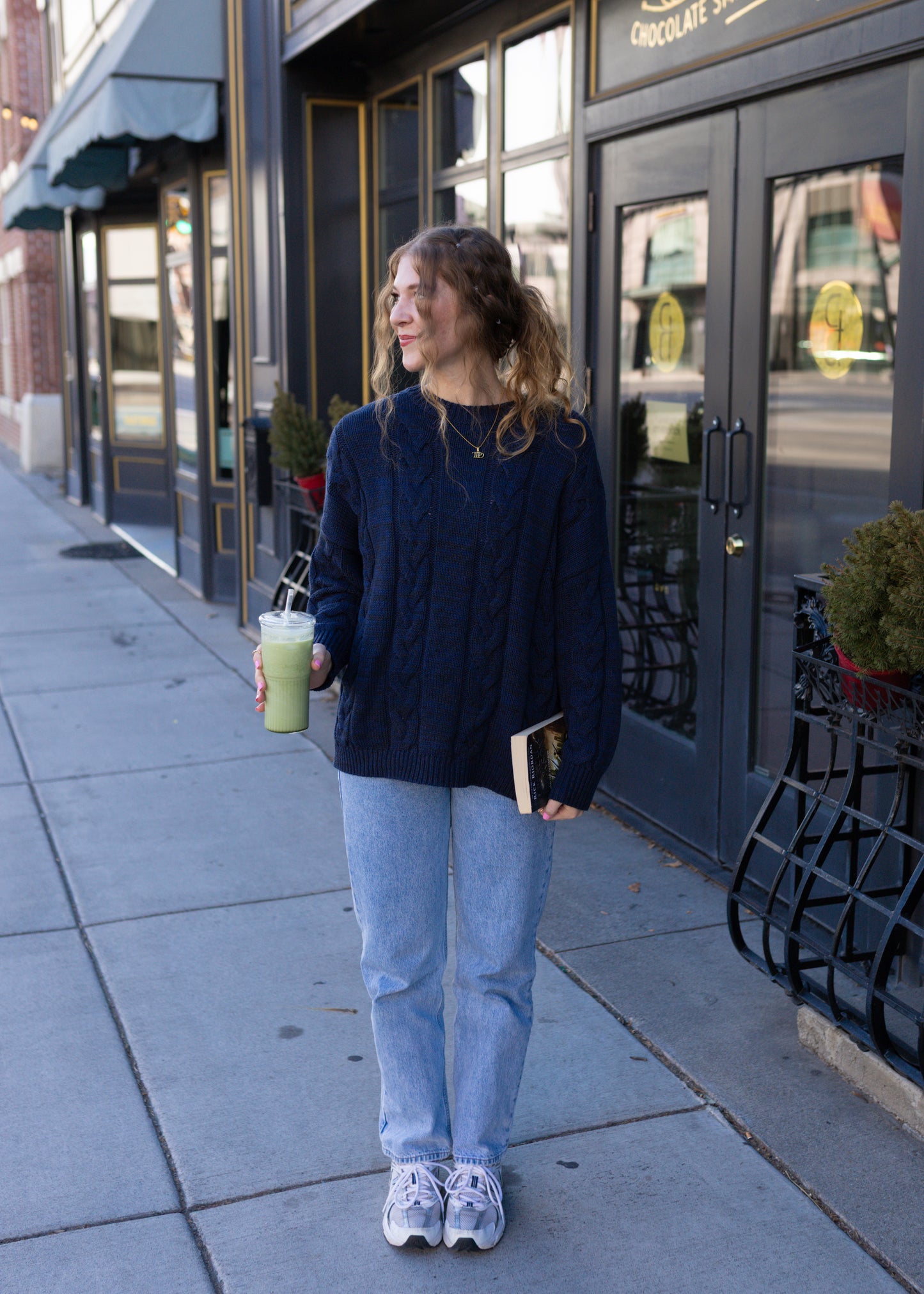 poseidon cable knit sweater