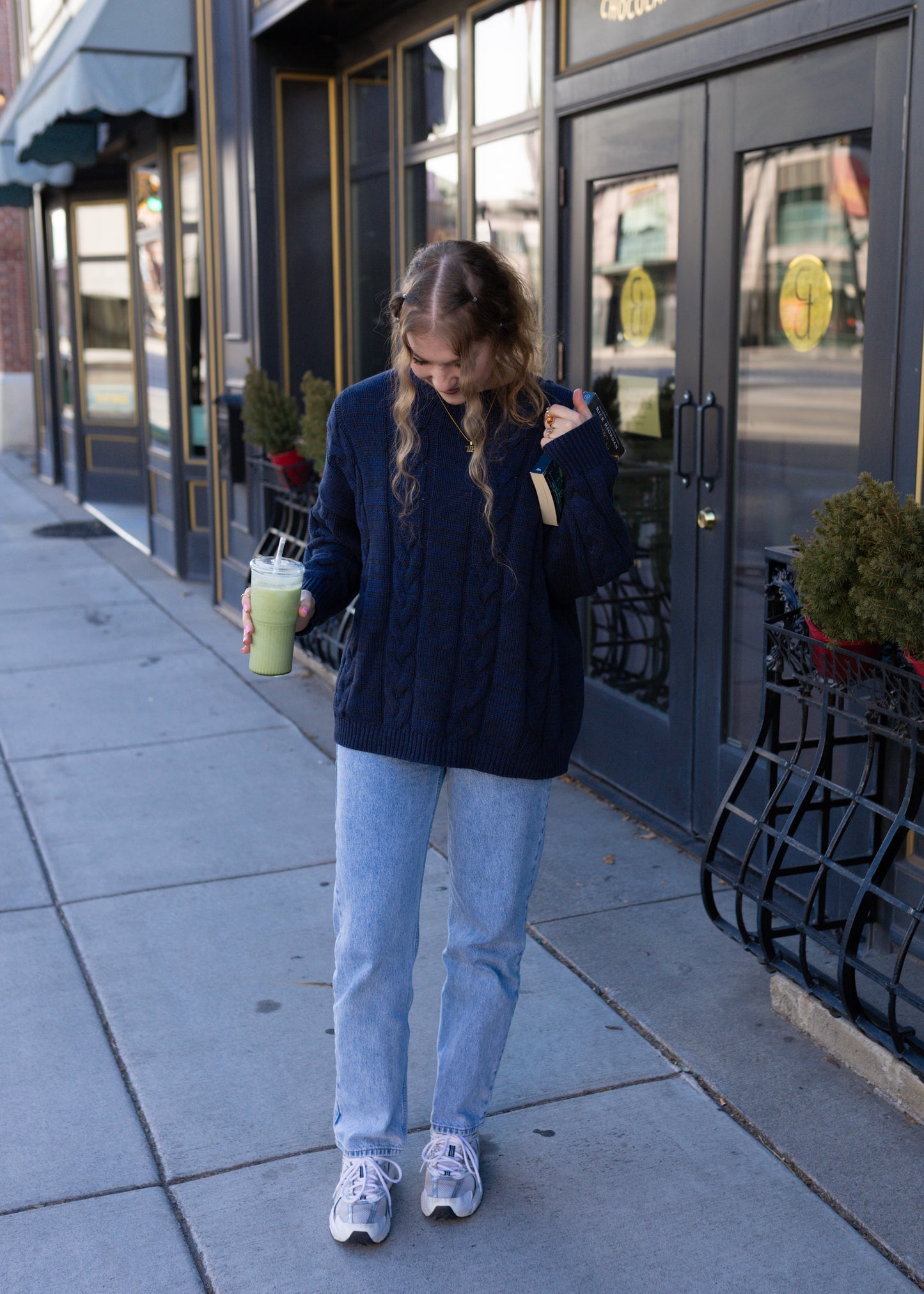 poseidon cable knit sweater