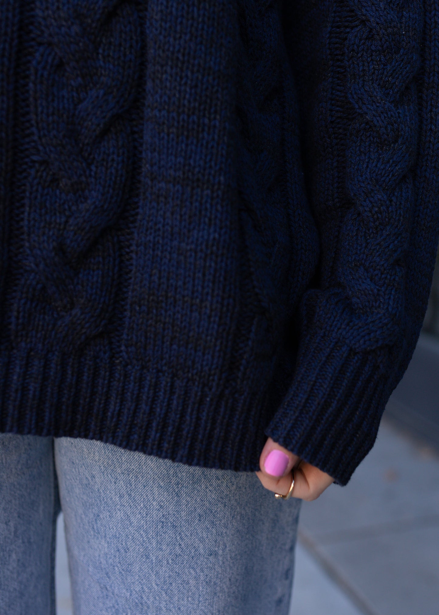poseidon cable knit sweater