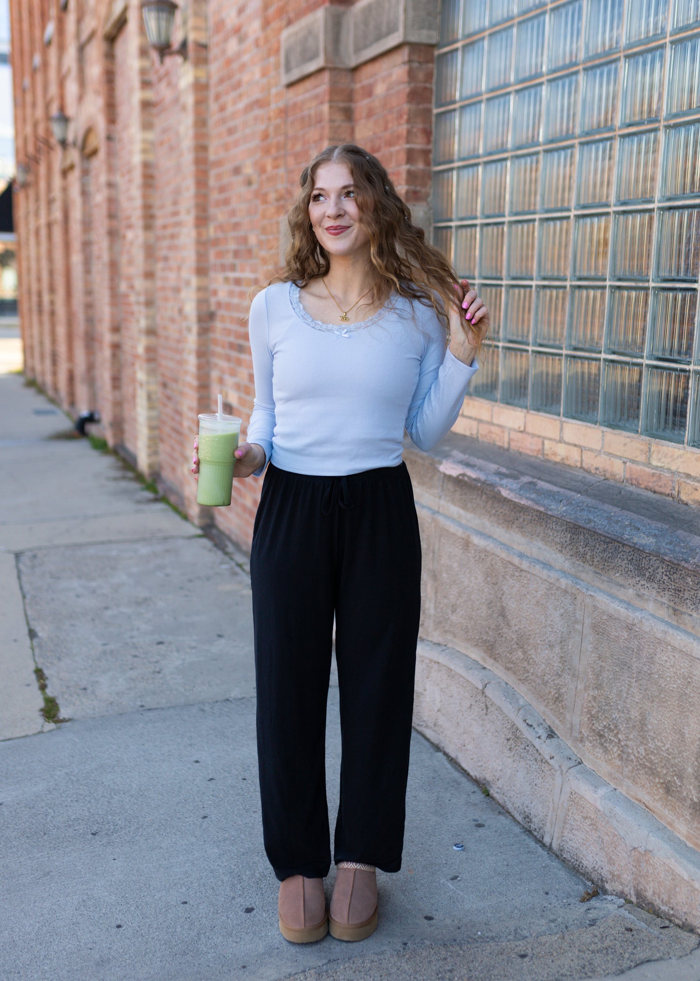 wishlist pants in black