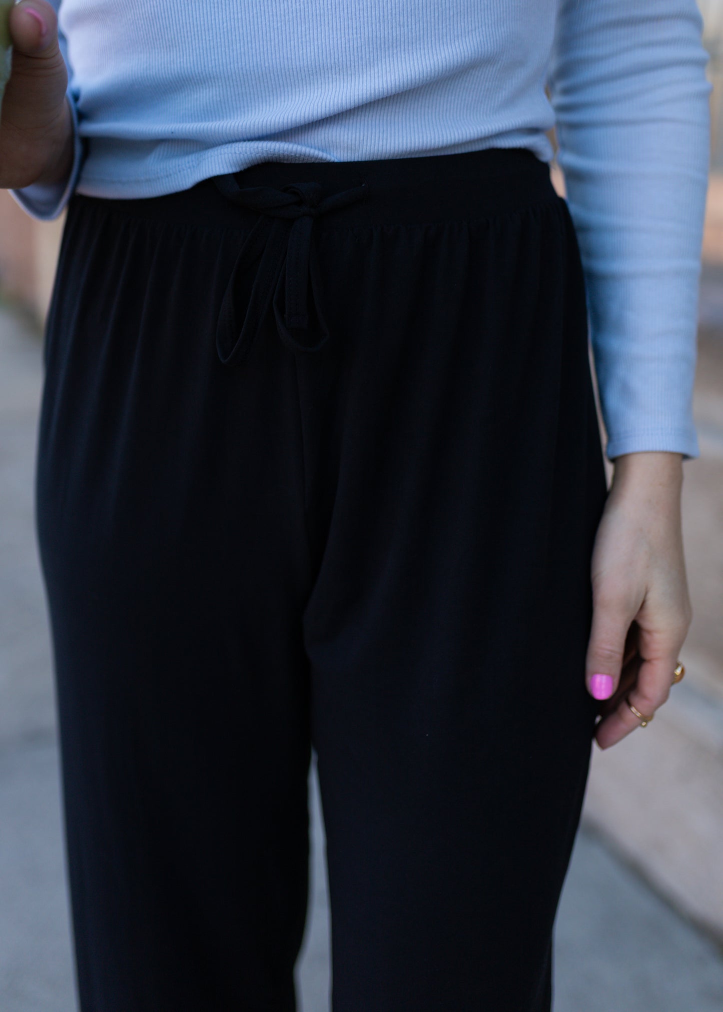 wishlist pants in black