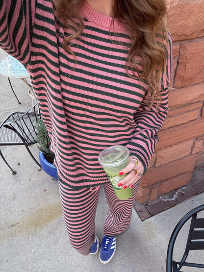 wicked striped lounge set