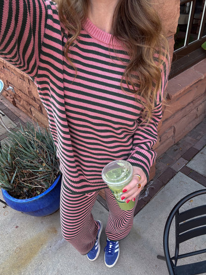 wicked striped lounge set