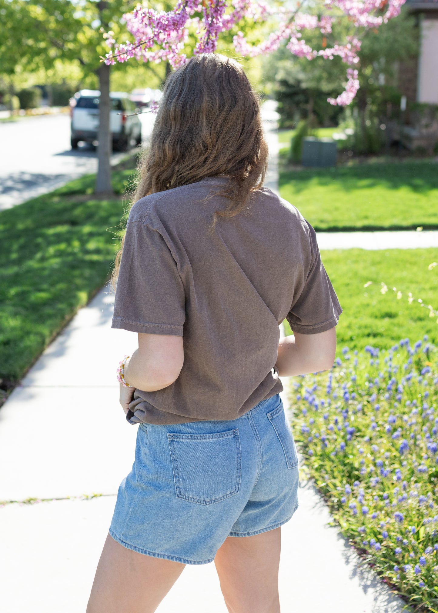 women in stem tee in cocoa