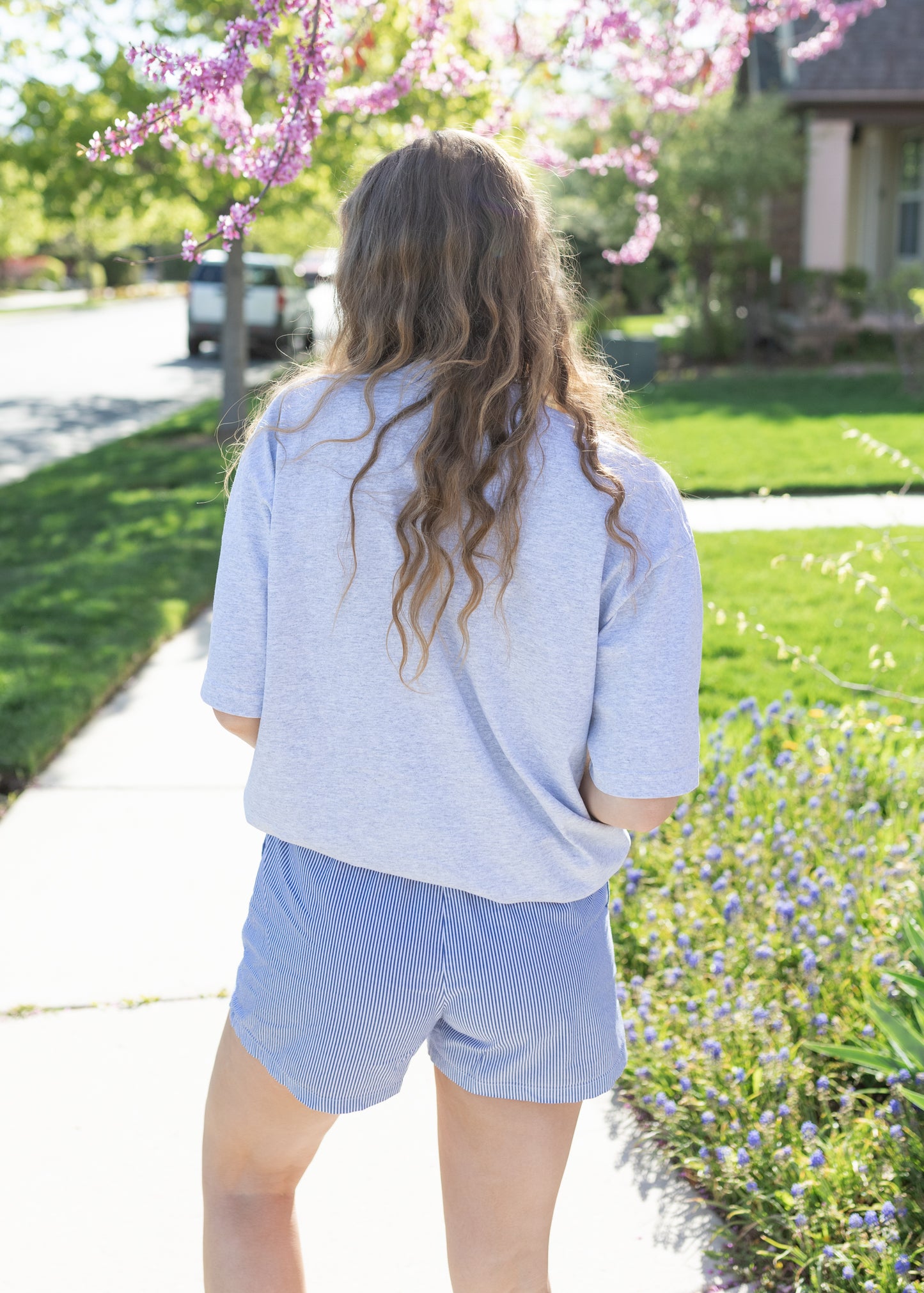 women in stem tee in ash grey