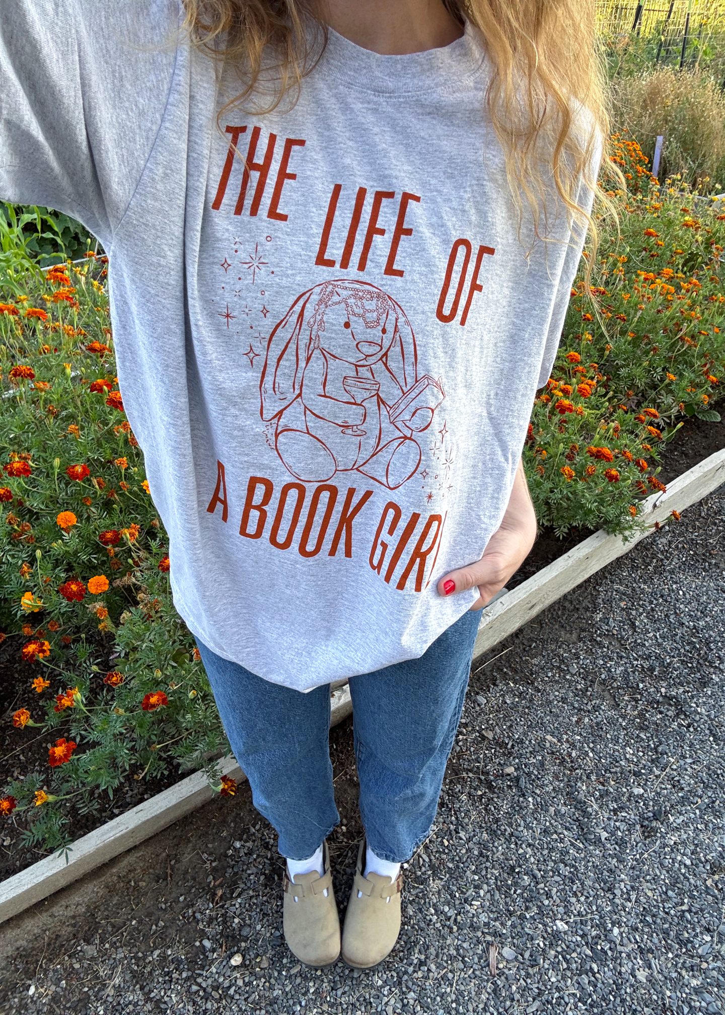 the life of a book girl in ash grey